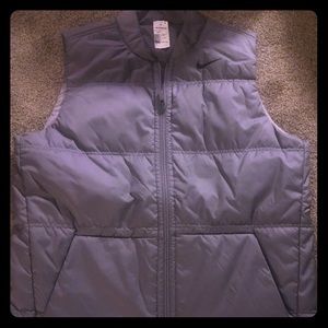 Nike puffer reversible vest (Gray)